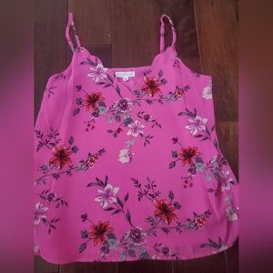 Socialite Pink Floral Camisole Size Medium